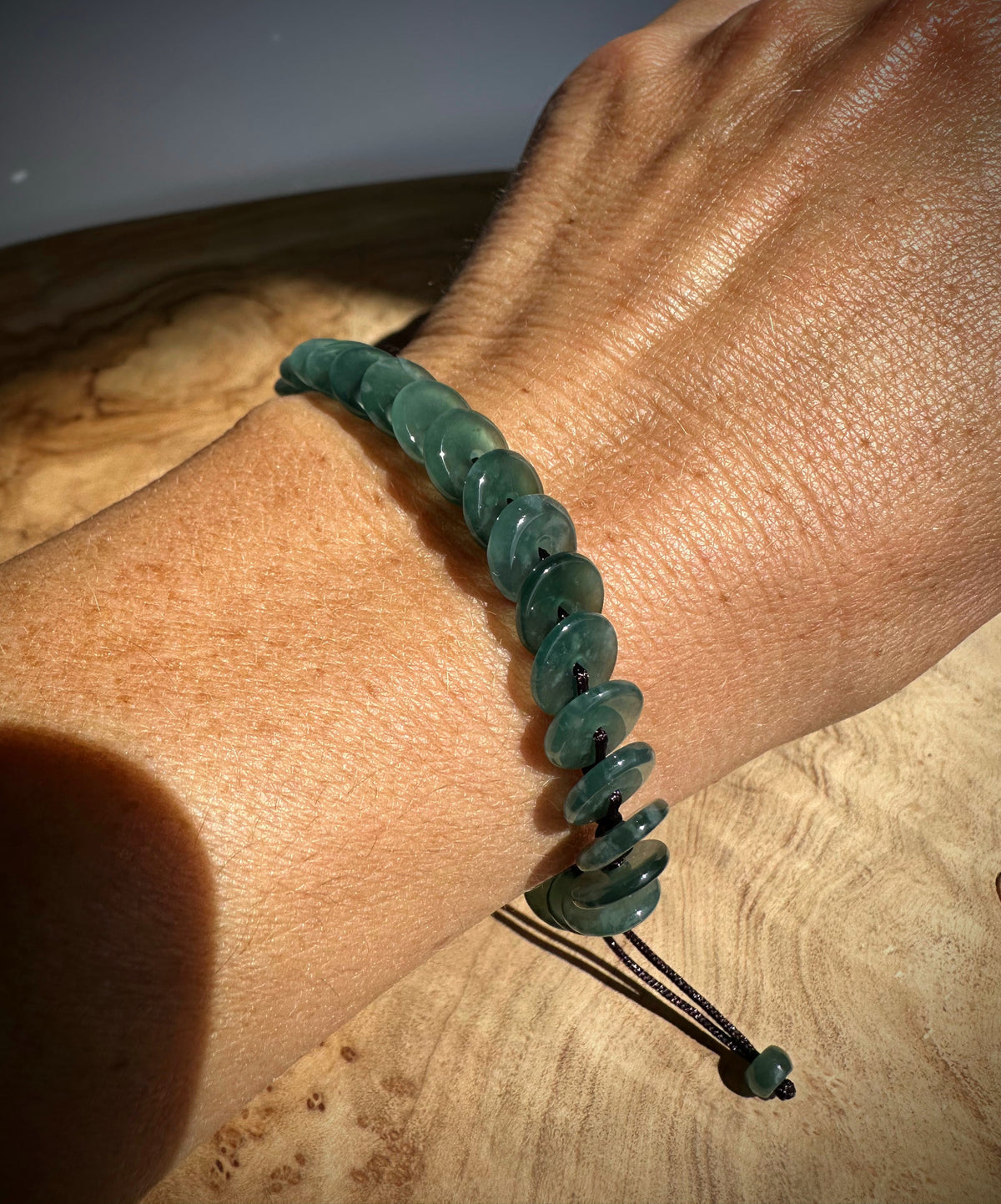 Guatemalan Jadeite PI Round Bracelet
