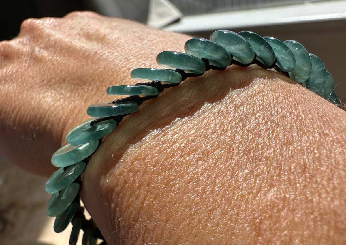 Guatemalan Jadeite PI Round Bracelet