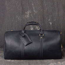 Men's Retro First Layer Cowhide Portable Large Bag Bag