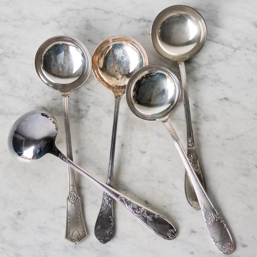 Vintage French Silver  Ladle